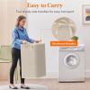 Lifewit 80L Large Tall Laundry Hamper, Collapsible Laundry Basket with Handles, Foldable Clothes Hampers for Laundry, Portable Dirty Clothes Hamper for Dorm College Bedroom Bathroom, Light Gray(Beige)