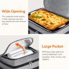 Lifewit Double Decker Casserole Carrier for Hot and Cold Food, Insulated Casserole Dish Carrier Carrying Case with Tool Room, Thermal Bag for Potluck Parties Cookouts Fits 9″×13″ Baking Dish, Gray(Gray)