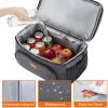Lifewit Insulated Cooler Bag, 32/48 Can Large Leakproof Beach Cooler, Lightweight Portable Double Layer Soft-Sided Travel Ice Chest for Camping, Kayaking, Road Trips, Grocery Shopping(Dark Gray)