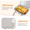 Lifewit Insulated Single Decker Casserole Carrier for Hot or Cold Food, Lasagna Lugger Holder Fits 9″ x 13″ Baking Dish, Thermal Lunch Tote Bag for Potluck Parties, Picnic and Cookouts, Grey(Gray)