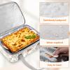 Lifewit Insulated Single Decker Casserole Carrier for Hot or Cold Food, Lasagna Lugger Holder Fits 9″ x 13″ Baking Dish, Thermal Lunch Tote Bag for Potluck Parties, Picnic and Cookouts, Grey(Gray)