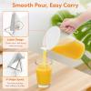 Lifewit Pitcher with Lid, 50 oz Water Jug BAP Free Plastic, Containers Juice, Ice Tea, Drink, Lemonade Pitchers for Fridge, 3 Pack(2)