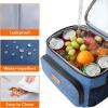 Lifewit Reusable Insulated Lunch Bag, Portable Cooler Freezable Soft Lunchbox Leakproof with Adjustable Shoulder Strap for Men Women Adult for Work Picnic or Travel, 9L 12 Can, Black(Dark Blue)