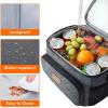 Lifewit Reusable Insulated Lunch Bag, Portable Cooler Freezable Soft Lunchbox Leakproof with Adjustable Shoulder Strap for Men Women Adult for Work Picnic or Travel, 9L 12 Can, Black(Dark Gray)