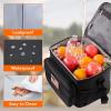 Lifewit Tactical Lunch Box for Men, Insulated Lunch Bag, 9L 12Can, Black(Black)