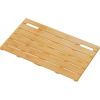 Lifewit Bamboo Bath Mat for Non Slip, Foldable Indoor & Outdoor Floor Mat for Bathroom，Waterproof Shower Mat for Sauna Spa, Pool, Hold 300lbs, 23″ x 14″, Wood, 1 Pcs(Wood)