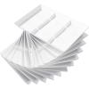 Lifewit Serving Tray Divided for Party Supplies, 4 PCS 15″ x 10″ Plastic Platters for Serving Food, White Reusable Tray for Veggie, Snack, Fruit, Cookies, Desserts in Kitchen/Pantry(12)