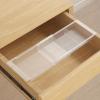 Lifewit Sliding Makeup Drawer Organizer Trays with Inserts, Extendable Hanging Desk Drawer Divider, Fits 13-20″ Deep Drawers, 1.8″ High Plastic Organizer Tray for Vanity, Office, Kitchen, White(Translucent)
