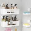 Lifewit Suction Cup Shower Caddy + Soap Dish, Removable 10.4″(26cm) Basket and Bar Soap Holder for Inside Shower, NO-Drilling Bathroom Kitchen Organizers and Storage Rack for Shampoo, Set of 1(2 Large Shower Caddy Set)