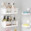 Lifewit Suction Cup Shower Caddy + Soap Dish, Removable 10.4″(26cm) Basket and Bar Soap Holder for Inside Shower, NO-Drilling Bathroom Kitchen Organizers and Storage Rack for Shampoo, Set of 1(2 Small Shower Caddy Set)