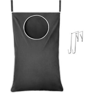 Lifewit Over Door Laundry Hamper, Large Collapsible Hanging Laundry Hamper, Hanging Laundry Basket Bag for Bathroom Bedroom Dirty Clothes Storage Organizer, Light Gray(Dark Gray)