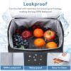Lifewit Cooler Bag Collapsible and Insulated Large Lunch Bag Leakproof Soft Cooler Portable for Camping/BBQ/Family Outdoor Activities(Black)