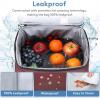 Lifewit Cooler Bag Collapsible and Insulated Large Lunch Bag Leakproof Soft Cooler Portable for Camping/BBQ/Family Outdoor Activities(Burgendy)