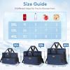 Lifewit Cooler Bag Collapsible and Insulated Large Lunch Bag Leakproof Soft Cooler Portable for Camping/BBQ/Family Outdoor Activities(Dark Blue)