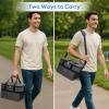 Lifewit Cooler Bag Collapsible and Insulated Large Lunch Bag Leakproof Soft Cooler Portable for Camping/BBQ/Family Outdoor Activities(Dark Gray)