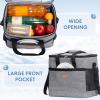 Lifewit Cooler Bag Collapsible and Insulated Large Lunch Bag Leakproof Soft Cooler Portable for Camping/BBQ/Family Outdoor Activities(Gray)