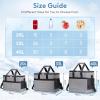 Lifewit Cooler Bag Collapsible and Insulated Large Lunch Bag Leakproof Soft Cooler Portable for Camping/BBQ/Family Outdoor Activities(Gray)