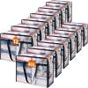 Lifewit 4 Pack Clear Clothes Storage Bags, 40L Plastic Blanket Storage Bag, Vinyl Foldable Moving Bags with Zipper, Closet Organizers and Storage Containers for Bedding, Duvet, Comforter(12)