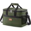 Lifewit Cooler Bag Collapsible and Insulated Large Lunch Bag Leakproof Soft Cooler Portable for Camping/BBQ/Family Outdoor Activities(Green)