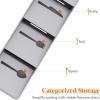 Lifewit Small Flatware Drawer Organizer, Compact Narrow Silverware Tray for Kitchen Drawers, Plastic Cutlery Holder for Spoons, Forks, Knives – Fits Small & Slim Kitchen Drawers, Gray(1)
