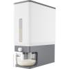 Lifewit Rice Dispenser 25 Lbs(11.3kg), Rice Storage Container Sealed Moisture Proof with Measuring Cup for Kitchen Pantry Household, BPA-Free, 1 Pack Grey(Light Grey)