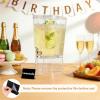 Lifewit 2 Gallon Drink Dispenser for Parties 2 Pcs, Large Plastic Beverage Container for Juice/Tea/Soda with Stand & Ice Core, Clear Lemonade Dispenser with Spigot, BPA Free Water Pitcher for Hosting(2)