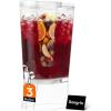 Lifewit 3 Gallon Drink Dispenser for Parties, Large Plastic Beverage Container for Juice/Tea/Soda with Stand & Ice Core, Clear Lemonade Dispenser with Spigot, BPA Free Water Pitcher for Hosting(1)
