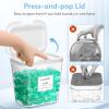 Lifewit Laundry Pods Container with Pop-up Lid, Laundry Room Organization, Dryer Sheet Holder for Washing Powder Scent Booster Beads, 2700 ml/0.72gal,4 Pcs(2)