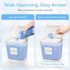 Lifewit Laundry Pods Container with Pop-up Lid, Laundry Room Organization, Dryer Sheet Holder for Washing Powder Scent Booster Beads, 2700 ml/0.72gal,4 Pcs(5)