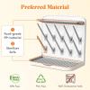 Lifewit Baby Bottle Drying Rack with 10 Hooks, Vertical Rack Dryer with Removable Pacifiers Box, Drip Tray, Space Saving Countertop Holder Organizer for Weighted Straws, Pump Parts(without Drain Mat)