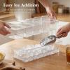 Lifewit Chilled Condiment Containers with Lids, Plastic Taco Bar Serving Set for Party with 5 Containers, Ice Garnish Tray for Mimosa Bar Supplies, Clear Serving Platter for Fruit, Salad, Snack(1)
