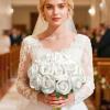 Lifewit 12 Pcs White Artificial Roses Flowers in Bulk, Fake Long Stem Silk Roses for DIY Wedding Bouquets, Centerpieces Arrangements, Valentine Decorations(White)