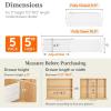 Lifewit 6″ Tall 5 Pack Drawer Dividers, 30-47cm/11.5-18.5″ Expandable Drawer Divider for Clothes, Adjustable Dresser Drawer Organizers, Drawers Separators for Dresser/Bathroom/Closet/Kitchen White(5)