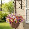 Lifewit Artificial Flowers for Outdoors, 24 Bundles Plastic Fake Flowers Daisy for Home Garden Decor, Faux Plants for Spring Summer Porch, Window Box, Vase Decoration(6 Mix Color)(6 Mix Color)