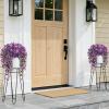 Lifewit Artificial Hanging Daisy Flowers, UV Resistant Plastic Fake Flowers for Outdoor Indoor Garden Porch Patio Balcony Decor, 2 Upright Stems + 2 Hanging Vines Combo, Double Purple(6 Pcs)