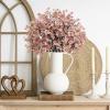 Lifewit Baby’s Breath Artificial Flowers, 10 Bundles Silk Gypsophila Faux Floral Stems for Wedding Bouquets, Home Decor, Centerpieces, DIY Arrangements, Farmhouse & Party Decorations (Beige Brown)(Beige Brown)