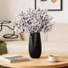 Lifewit Baby’s Breath Artificial Flowers, 10 Bundles Silk Gypsophila Faux Floral Stems for Wedding Bouquets, Home Decor, Centerpieces, DIY Arrangements, Farmhouse & Party Decorations (Beige Brown)(White)
