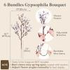 Lifewit Baby’s Breath Artificial Flowers, Silk Gypsophila Faux Floral Stems for Wedding Bouquets, Home Decor, Centerpieces, DIY Arrangements, Farmhouse & Party Decorations (Beige Brown, 6 Bundles)(White)