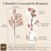 Lifewit Baby’s Breath Artificial Flowers, Silk Gypsophila Faux Floral Stems for Wedding Bouquets, Home Decor, Centerpieces, DIY Arrangements, Farmhouse & Party Decorations (Beige Brown, 6 Bundles)(Beige Brown)