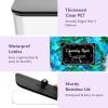 Lifewit Laundry Pods Container with Lid, Dryer Sheet Holder, Room Organization Storage for Coffee Pods Kcup Washing Powder, Scent Booster Beads, 2600 +2000ml/0.53+0.7gal，Natural,3 Pcs(Black)