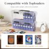 Lifewit Trading Card Storage, Index Card Holder, Reinforced Latch Box with 8 Adjustable Dividers, Writable Labels, Stackable Case Fit for MTG Sports Cards up to 900 Unsleeve(180 with Toploader), 2 PCS(2)