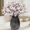Lifewit Baby’s Breath Artificial Flowers, 10 Bundles Silk Gypsophila Faux Floral Stems for Wedding Bouquets, Home Decor, Centerpieces, DIY Arrangements, Farmhouse & Party Decorations (Beige Brown)(White)