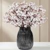 Lifewit Baby’s Breath Artificial Flowers, Silk Gypsophila Faux Floral Stems for Wedding Bouquets, Home Decor, Centerpieces, DIY Arrangements, Farmhouse & Party Decorations (Beige Brown, 6 Bundles)(White)