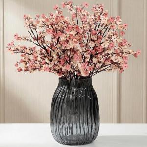Lifewit Baby’s Breath Artificial Flowers, Silk Gypsophila Faux Floral Stems for Wedding Bouquets, Home Decor, Centerpieces, DIY Arrangements, Farmhouse & Party Decorations (Beige Brown, 6 Bundles)(Beige Brown)