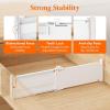 Lifewit 5″ Tall 4 Pack Drawer Dividers, 30-47cm/11.5-18.5″ Expandable Drawer Divider for Clothes, Adjustable Dresser Drawer Organizers, Drawers Separators for Dresser/Bathroom/Closet/Kitchen White(9)