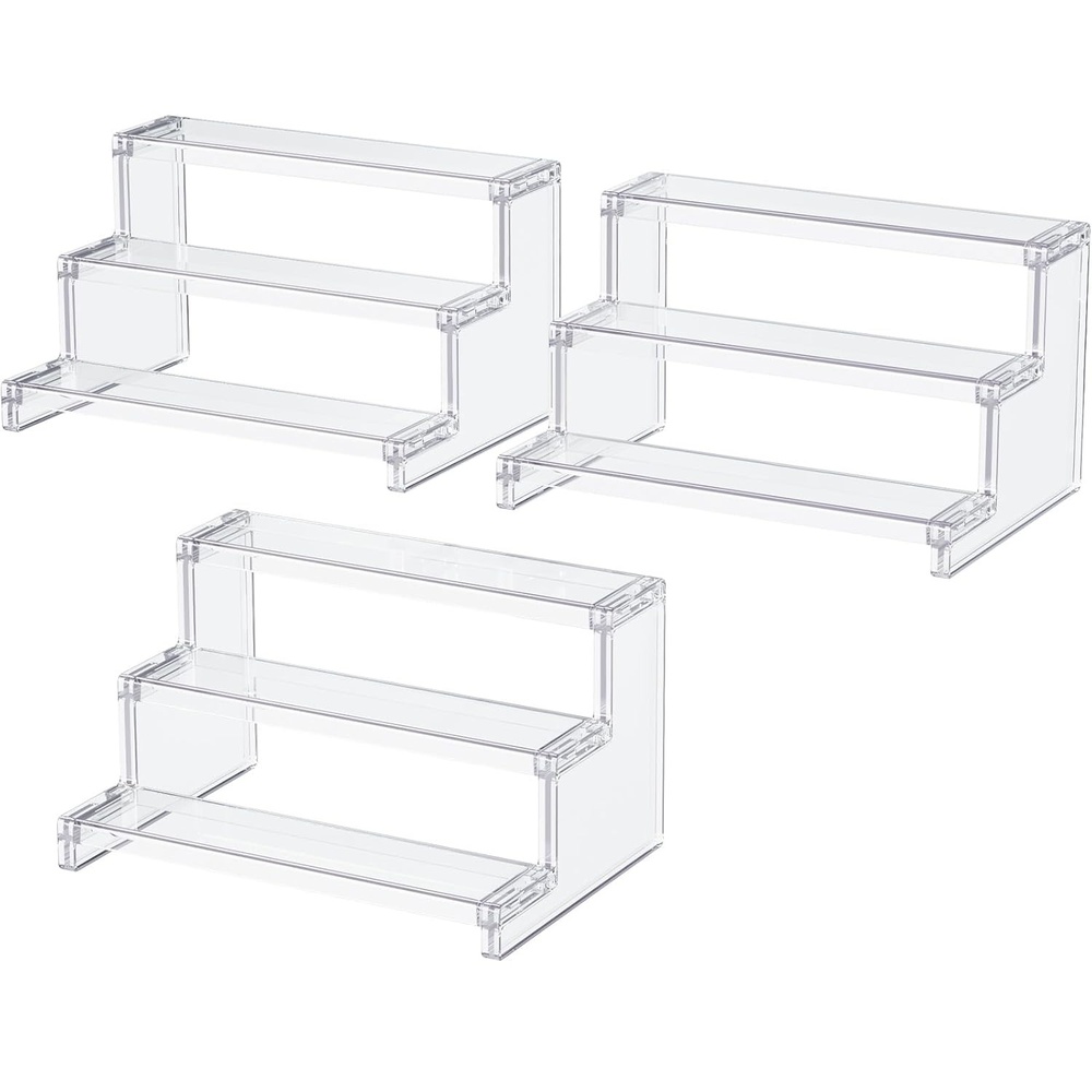 image:imageLifewit Perfume Organizer Cupcake Stand ToolFree Assembly Plastic Display Shelf for VanityRoom Dcor Bedroom Storage Organization 3 Tier 12 Inch 3 Pcs3
