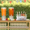 Lifewit 11.5L Ice Bucket for Parties 2 Pcs, Large Portable Drink Bucket for Cocktail Bar, Champagne Cooler for Beverage/Wine/Beer, Mimosa Bar Supplies Chiller Tub with Scoop 38 x18x20 cm/15x7x8 inches(2)